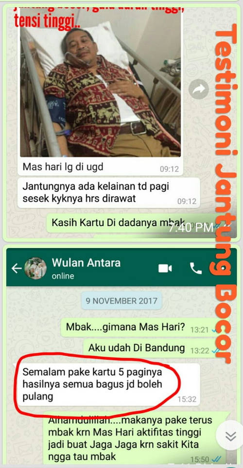 Testimoni peyembuhan bocor jantung